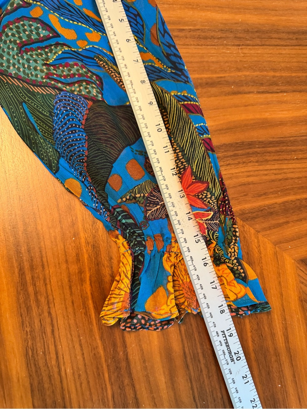 Farm Rio x Anthropologie Boho Tropical Maxi Dress XS - Picture 11 of 15